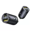Baseus Tiny Star 30W USB-A USB-C sieninis įkroviklis, juodas