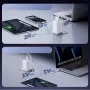Baseus EnerFill FE11 2 x USB-C / USB-A 100W - Balta