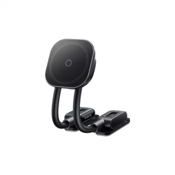 Baseus PrimeTrip C03s Magnetinis automobilio laikiklis ant prietaisų skydelio su lipnia pagrindu, suderinamas su MagSafe – juodas