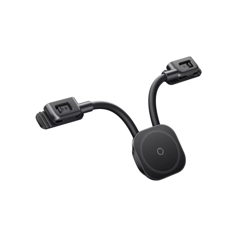 Baseus PrimeTrip C03s Magnetinis automobilio laikiklis ant prietaisų skydelio su lipnia pagrindu, suderinamas su MagSafe – juodas