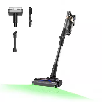 Tineco Pure One A90S belaidis lazdinis dulkių siurblys su iLoop Smart Sensor technologija, 120 AW, 40 min. veikimo laikas, HEPA filtracija, LED ekranas