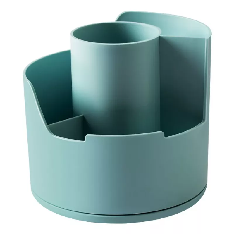 Deli LonGreen rašiklių laikiklis 12x12x11 cm šviesiai mėlynas