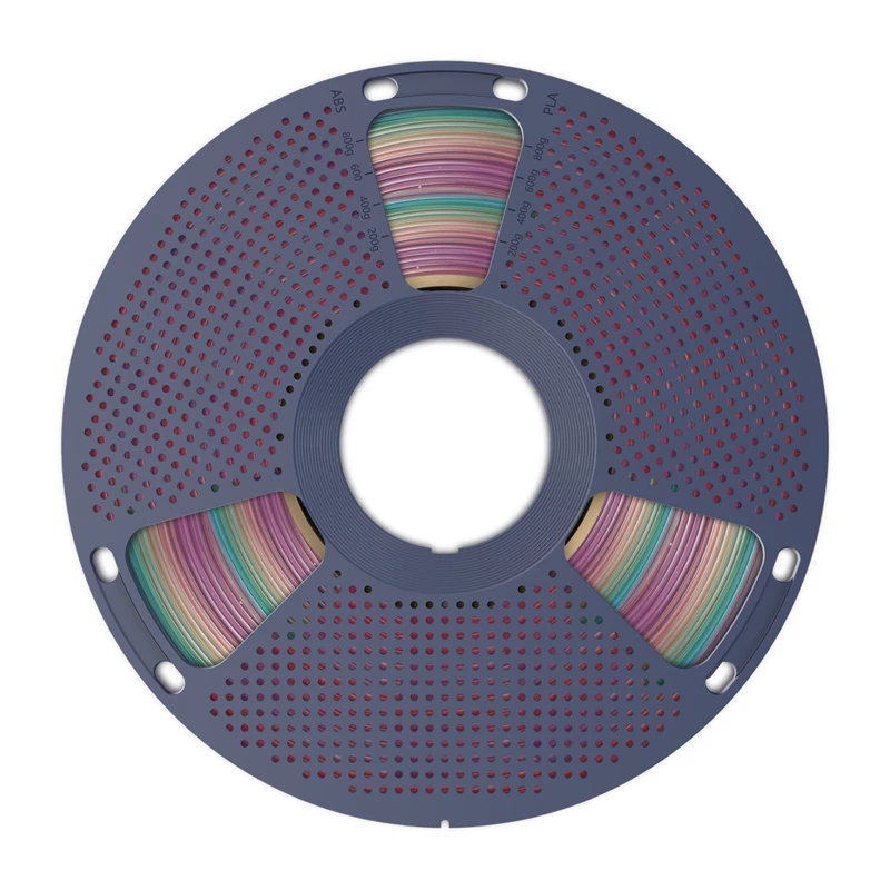 SUNLU PLA Transparent Rainbow 1.75mm 1kg 3D spausdinimo gijos