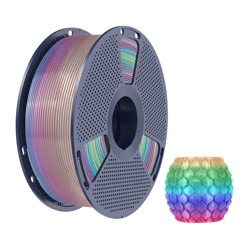SUNLU PLA Transparent Rainbow 1.75mm 1kg 3D spausdinimo gijos