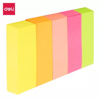 Deli Haftnotizen Index PP Stick Up 100 St. farbig