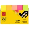 Deli Haftnotizen Index PP Stick Up 100 St. farbig