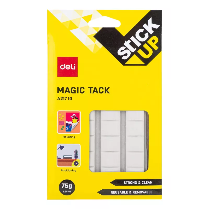 Deli Adhesive Mounting Pads 54 vnt. Balti lipnūs tvirtinimo padukai