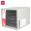 Deli stalčinis modulis 5 stalčiai 27,5x34x26 cm šviesiai pilkas