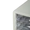 Deli stalčinis modulis 5 stalčiai 27,5x34x26 cm šviesiai pilkas