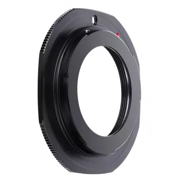 K&F Concept PRO objektyvo tvirtinimo adapteris Canon EOS EF/EF-S prie M42 korpuso – juodas