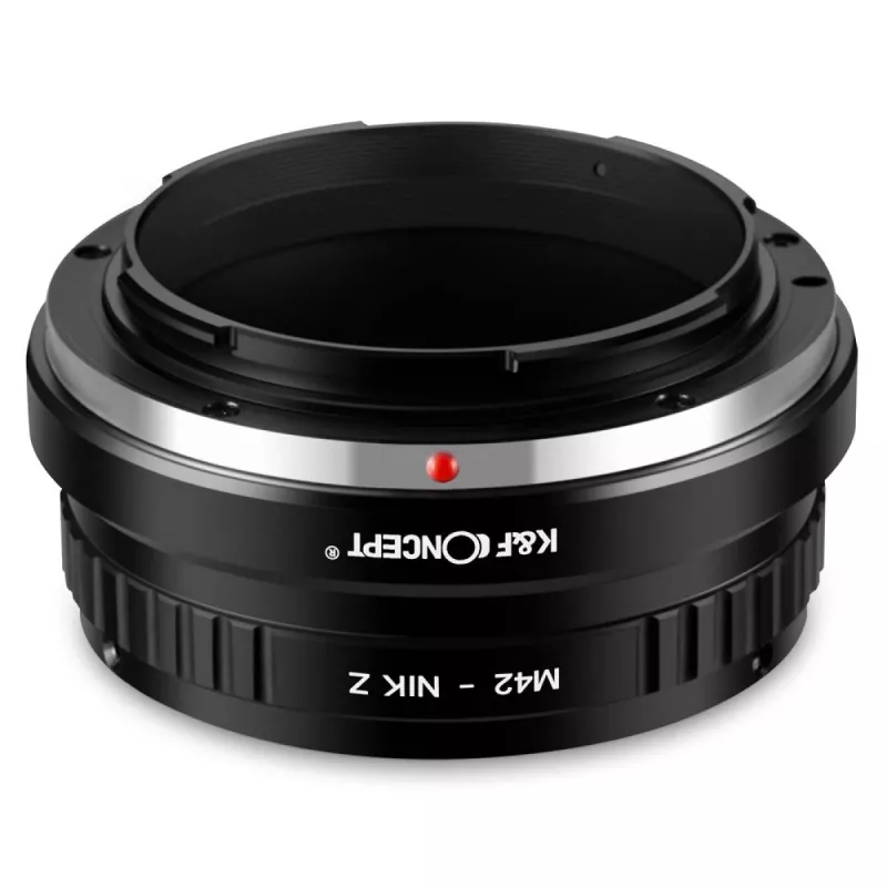 K&F Concept M42 į Nikon Z tvirtinimo objektyvo adapteris, skirtas Nikon Z5 Z6 Z7 Z50 Zfc Z9 Z8 Z30, juodas