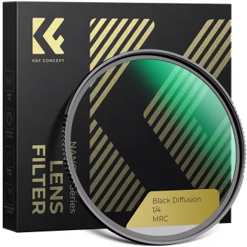 K&F Concept Black Diffusion 1/4 filtras 37mm
