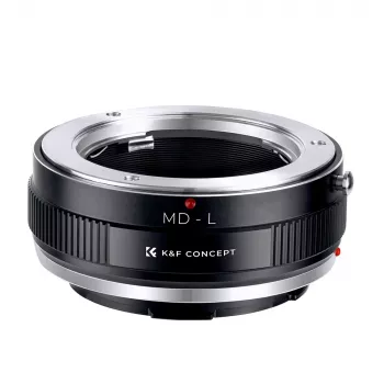 K&F Adapter Minolta MD/MC Lens to Leica L-Mount Camera - Black