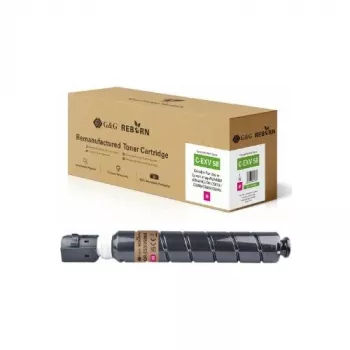 G&G Reborn suderinamas tonerio kasetė Canon C-EXV58 (3765C002) rausvai raudona