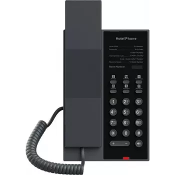 Fanvil H602W SIP viešbučio telefonas su 3,5 inch spalvotu LCD, Wi-Fi 802.11ac, 2 SIP linijomis, 10 DSS klavišais