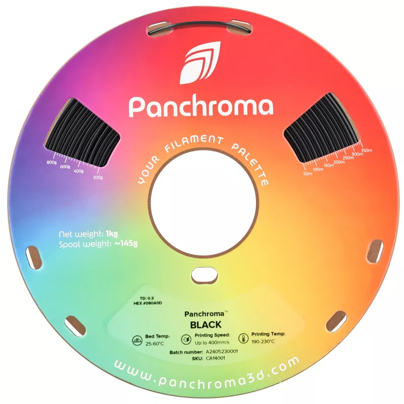 Polymaker Panchroma CoPE 3D spausdintuvo gija, 1.75 mm, 1 kg, Black