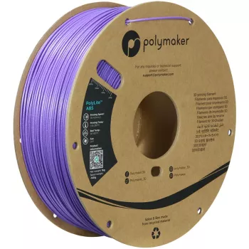 Polymaker PolyLite ABS 3D spausdintuvo filamentas, 1.75 mm, 1 kg, Galaxy Purple