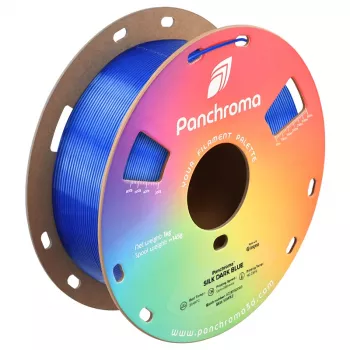 Polymaker Panchroma PLA Silk 3D spausdintuvo gija, 1,75 mm, 1 kg, tamsiai mėlyna