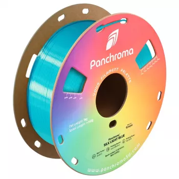 Polymaker Panchroma PLA Silk 3D spausdinimo gija, 1,75 mm, 1 kg, šviesiai mėlyna