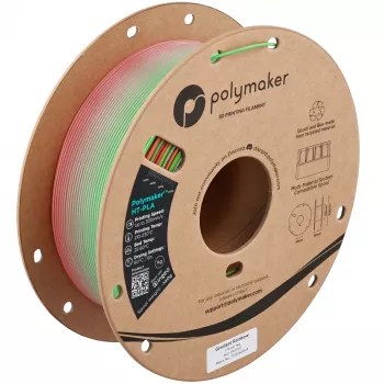 Polymaker HT-PLA 3D spausdintuvo gija, 1,75 mm, 1 kg, Gradient Rainbow