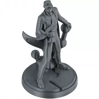 Polymaker PETG 3D spausdintuvo filamentas, 1.75 mm, 1 kg, sidabrinis (PB05010)