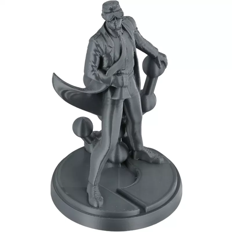 Polymaker PETG 3D spausdintuvo filamentas, 1.75 mm, 1 kg, sidabrinis (PB05010)