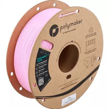 Polymaker PETG 3D spausdintuvo kaitlentė, 1,75 mm, 1 kg, rožinė (PB05018)