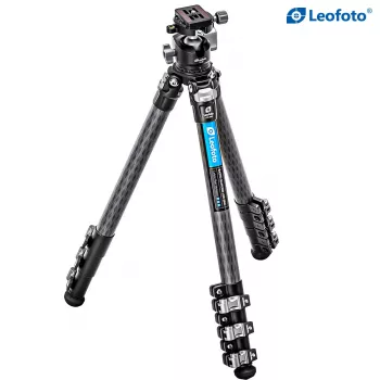 Leofoto LSR-284C+LH-30 CNC Tripod su niveliavimo pagrindu ir paniravimo spaustuku, 4 sekcijų 28/25/22/19mm