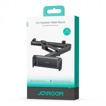 Joyroom JR-ZS433 Automobilinis laikiklis ant galvos atramos išmaniesiems telefonams ir planšetėms - Juoda