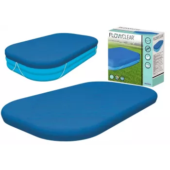Bestway Flowclear Pool Cover 305 x 183 cm Stačiakampė Mėlyna