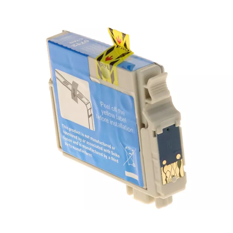 G&G Ninestar suderinama rašalo kasetė, skirta Epson T0712/C13T07124012, cianginė