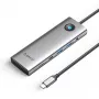 ORICO PW11 USB-C 9-in-1 Docking Station Grey - 2x USB-A 3.0, 1x USB-C 3.0, 1x USB-C PD 100W, 1x HDMI 4K 60Hz, 1x microSD/SD, 1x RJ45 2.5G Ethernet, 1x Audio 3.5mm