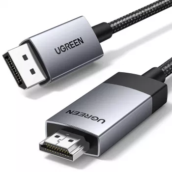 Ugreen DP119 DisplayPort į HDMI adapterio laidas 4K 60Hz 1m pilkas