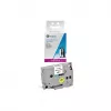 G&G Compatible Label Tape 18mm x 8m Black on White Laminated for Brother TZe-241