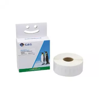 G&G Compatible Label Roll 19mm x 51mm White Direct Thermal Paper Permanent Adhesive Address Labels 500 Labels per Roll Replaces DYMO 11355 S0722550 BM-D-G-11355