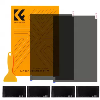 K&F Concept Poliarizuojančios plėvelės lakštų rinkinys 2x 300x200 mm (11,8x7,9 col.) su priedais KF31.076