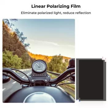 K&F Concept Poliarizuojančios plėvelės lakštų rinkinys 2x 300x200 mm (11,8x7,9 col.) su priedais KF31.076