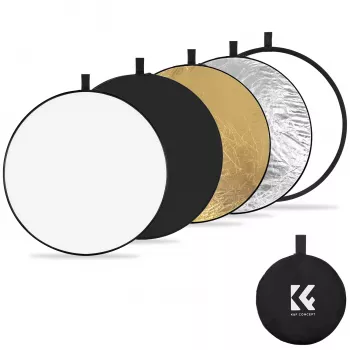 K&F Concept 5-in-1 Collapsible Round Reflector 80cm su nešimo krepšiu (KF18.0002)