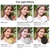 K&F Concept 5-in-1 Round Photography Reflector with Handle 80cm (32 inch) - Gold/Silver/White/Black/Translucent Diffuser
