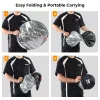 K&F Concept 5-in-1 Round Photography Reflector with Handle 80cm (32 inch) - Gold/Silver/White/Black/Translucent Diffuser