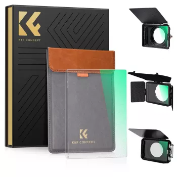 K&F Concept Black Diffusion 1/8 Filtras 4x5.65 inch matinėms dėžėms