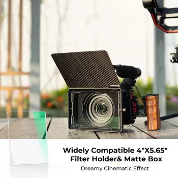 K&F Concept Black Diffusion 1/8 Filtras 4x5.65 inch matinėms dėžėms
