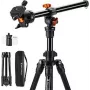 K&F Concept KF09.101V6 Foto trikojis su horizontalia strėle, juodas