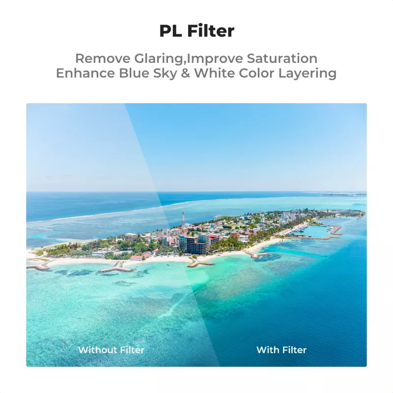 K&F Concept Nano-X Circular Polarizer Filtras, skirtas DJI Avata 2 dronui (KF01.2699)
