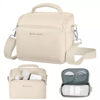 K&F Concept KF13.179V3 Sling Bag DSLR, Mirrorless, Drone, Gimbal – Smėlio spalvos
