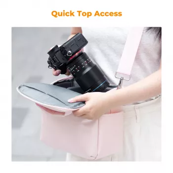K&F Concept Sling Camera Bag for DSLR Drone Gimbal, Purple, KF13.179V7