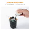 K&F Concept 2-in-1 Air Blower with Retractable Brush for Camera Lens Sensor Optics Cleaning - White (KF08.048)