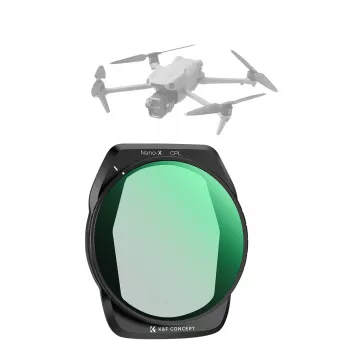K&F Concept Nano-X CPL Ultra HD 8K apskritojo poliarizatoriaus filtras, skirtas DJI Air 3S dronui KF01.2878