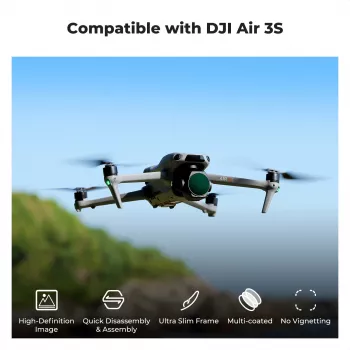 K&F Concept Nano-X CPL Ultra HD 8K apskritojo poliarizatoriaus filtras, skirtas DJI Air 3S dronui KF01.2878