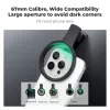KF 2-in-1 Black Diffusion 1/4 + CPL Phone Filter Kit 67mm Clip-On